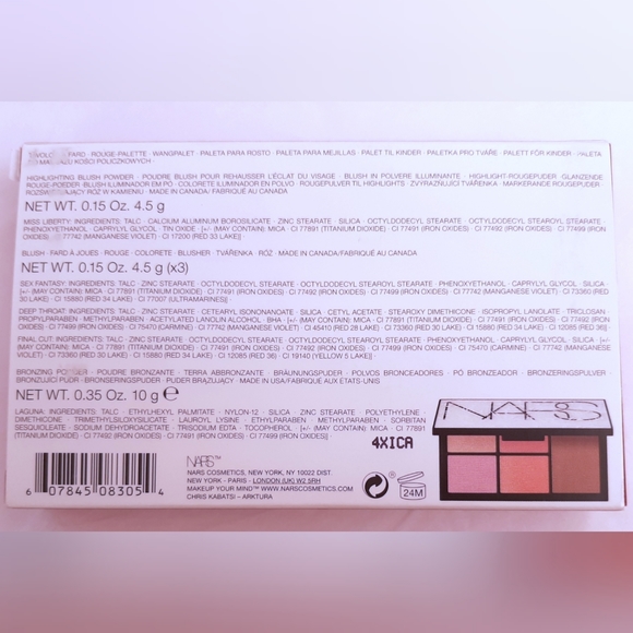 NIB NARS Virtual Domination Cheek Palette - Ltd Ed - Picture 6 of 6